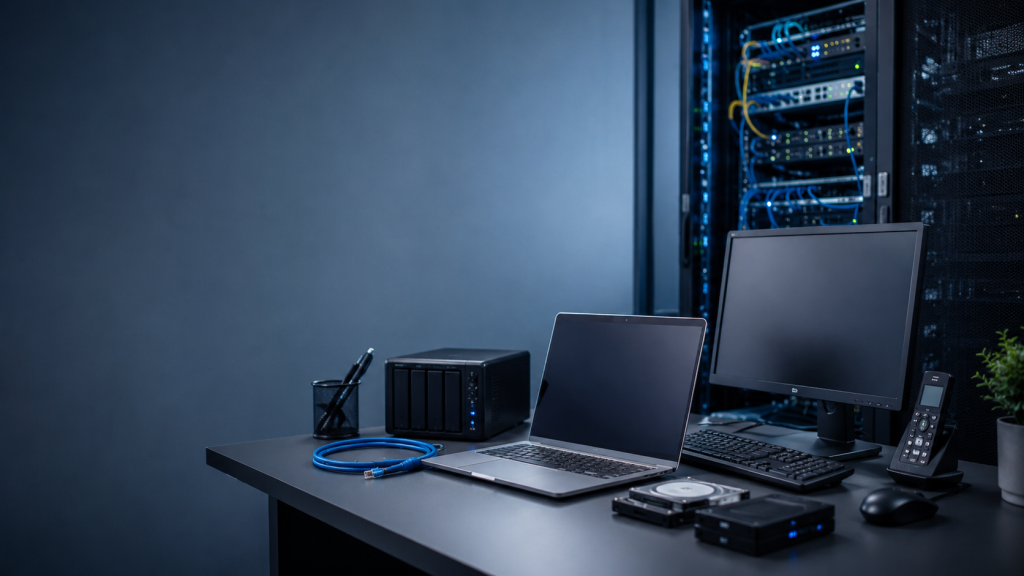 Servicios informáticos, redes, servidores, hardware y soporte técnico remoto